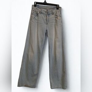 American Eagle High-Rise Distressed Straight Leg Jeans – Women’s Size 0 Regular
